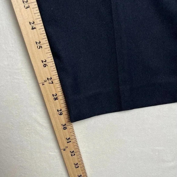 Ralph Lauren Men’s Dress Pants 34X30 Classic Fit Flat Front Pants Black - Picture 14 of 15